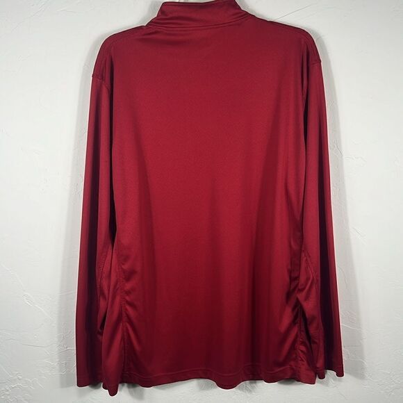 🔥🏈 OKLAHOMA SOONERS Quarter Zip Pullover Lightweight Sweatshirt Men Sz XL - EU - Picture 7 of 8